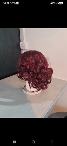Premium burgundy red wig - burgundy/red,