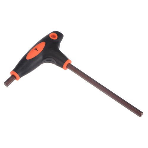 7mm hex key handle - t-handle, end