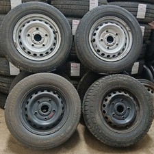 TRANSIT CUSTOM STEEL WHEEL 15" COMPLETE WITH TYRE SINGLES OVER 40 AVAILABLE 