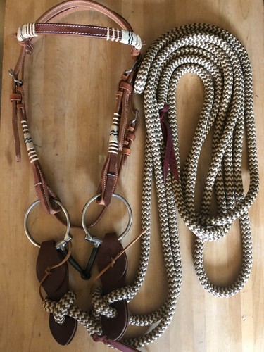 Mecate snaffle bridle - mecate,
