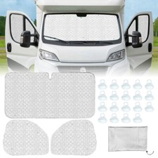 For Fiat Ducato Peugeot Boxer Motorhome Internal Thermal Blinds Windscreen Cover