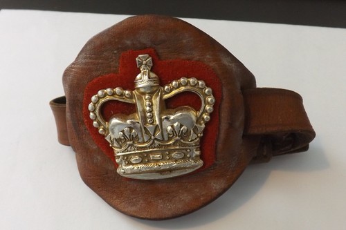 Military badge leather - badge, on