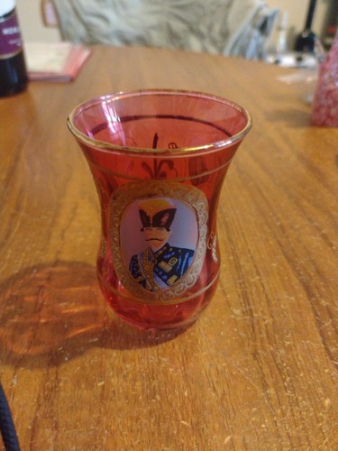 Vintage cranberry turkish - vintage, tea