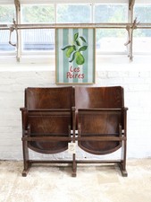 Beautiful Vintage Czech Theatre Seats By TON