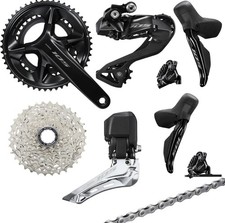 Shimano 105 R7100 Di2 12-Speed Groupset Disc Brake Road Bike Complete
