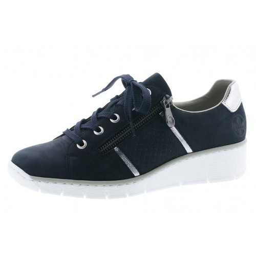 Rieker 53711 navy suede - rieker,