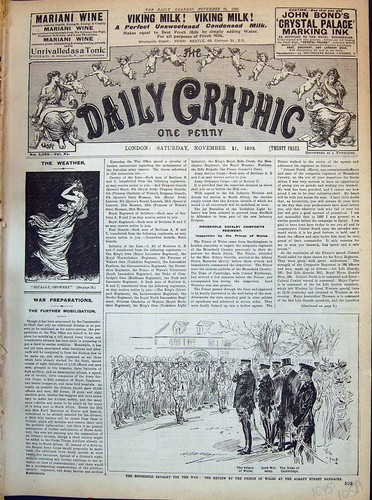 Old print 1899 war - old,
