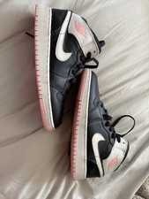 Black and Pink Nike Jordans