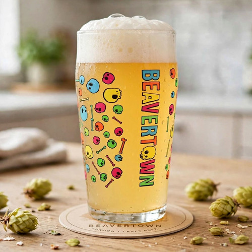 Beavertown psychedelic skull - beavertown,