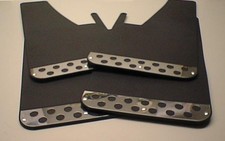 Black RALLY Mud Flaps Splash