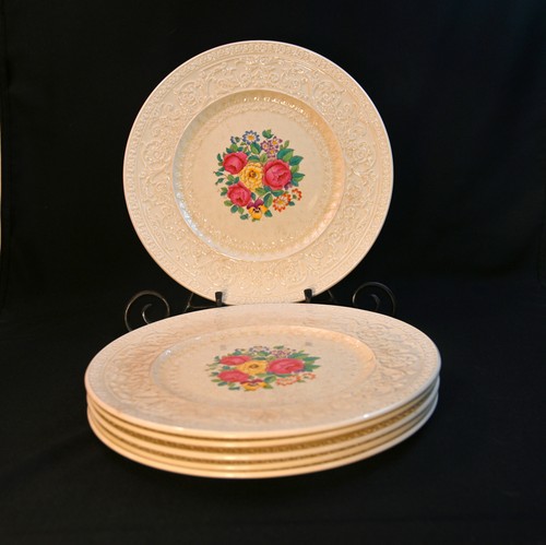 Royal cauldon dinner plates - royal,