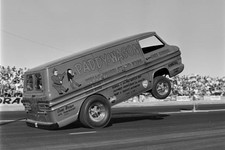 Driver Gary Watson takes of