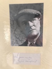 NIGEL PATRICK AUTOGRAPHED MOUNTED PHOTO DISPLAY HAND SIGNED BY NIGEL PATRICK