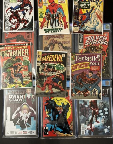 Comic book grab bag slabs - book,