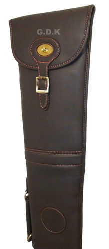 Long leather shotgun slip - x-long,