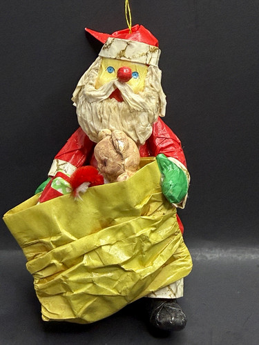 Santa claus paper mache - santa,