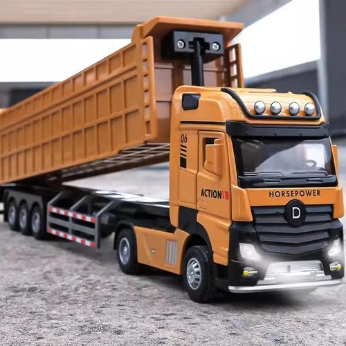 Dump truck diecast - dump,