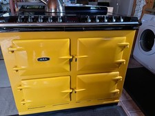 All electric Aga, Four ovens, Six rings two are double