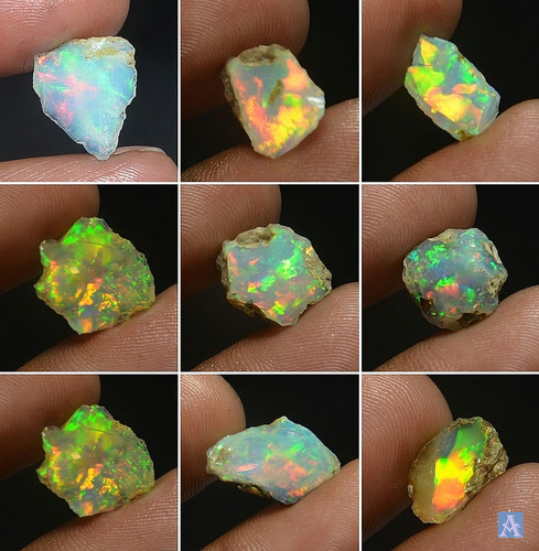Ethiopian welo fire opal rough - welo,
