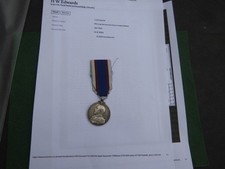 ROYAL FLEET RESERVE LONG SERVICE & GOOD CONDUCT MEDAL TO CHB19963 H W EDWARDS AB