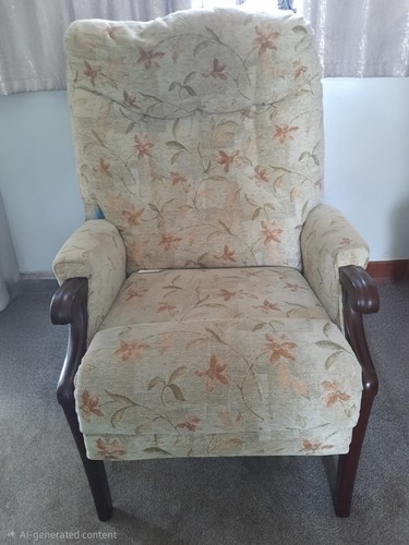 Vintage floral upholstered - vintage,