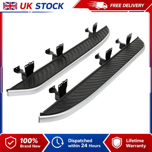 Side steps nerf bars aluminum - side,