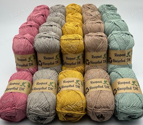 Respect recycled colourways - recycled, dk