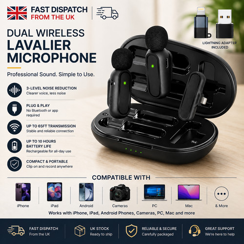 Wireless microphone lavalier - wireless,