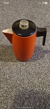Vintage Orange Enamel Coffee