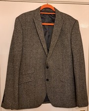 Gents Smart Grey Tweed Primark