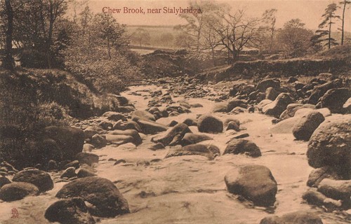 Chew brook near stalybridge - chew,