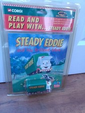 Vintage "Steady Eddie and his Brilliant Idea" book and lorry pack SEALED DAMAGED