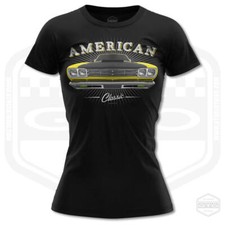 Women's 1969 Plymouth Roadrunner American Muscle Car T-Shirt