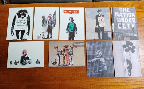 Wooden banksy art prints - wooden,