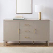 Dusk Sienna Taupe & Gold Effect 2 Door 3 Drawer Sideboard RRP £215