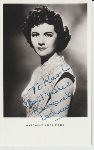 Margaret lockwood orig signed - lockwood,,