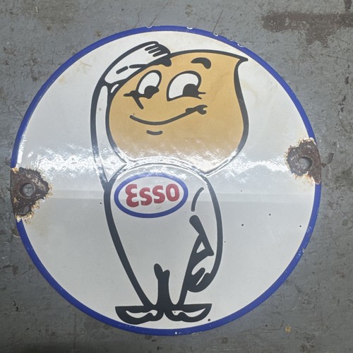 Vintage esso porcelain - vintage,