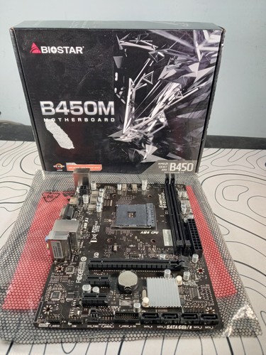 Biostar b450m am4 motherboard - b450m,