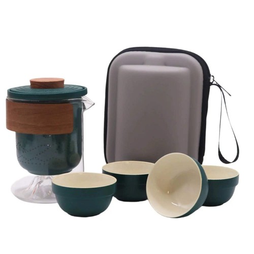 Travel teapot set - set,