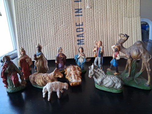 Vtg fontanini nativity - fontanini, set