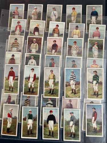 Cigarette cards jockeys - cards,