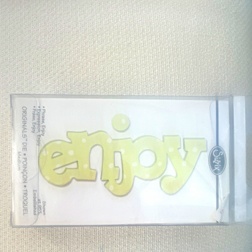 Sizzix originals enjoy word - enjoy,