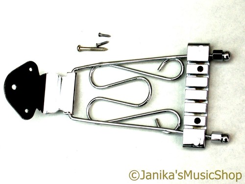 Chrome trapeze semi-acoustic