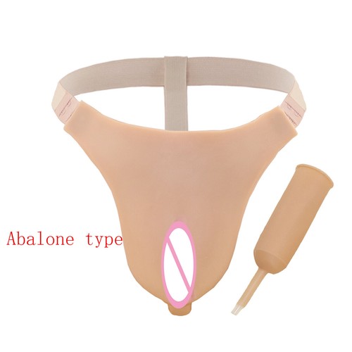 Realistic silicone back - silicone, t-back