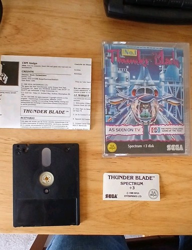 Thunder blade spectrum game - thunder,