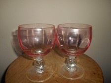 Pair laura ashley goblets - of,