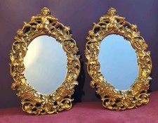 Ornate Mirror Pair Vintage
