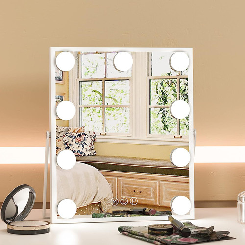 Hollywood vanity mirror with - vanity,
