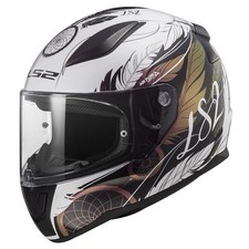 XS 53/54 LS2 FF353 RAPID II ECE22.06 Full Face Motorbike Crash Helmet Visor Boho