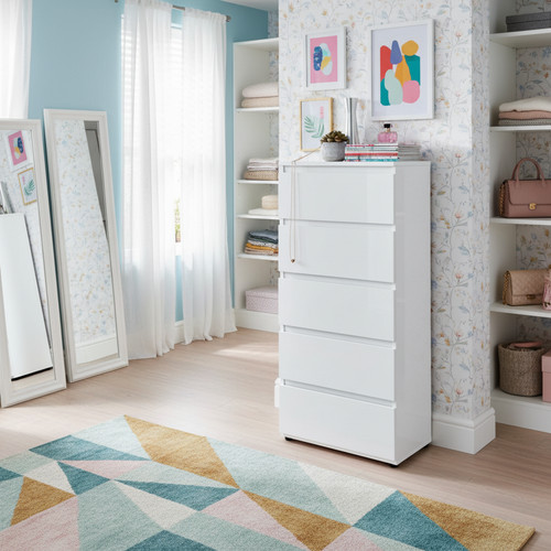 White high gloss drawer - gloss,